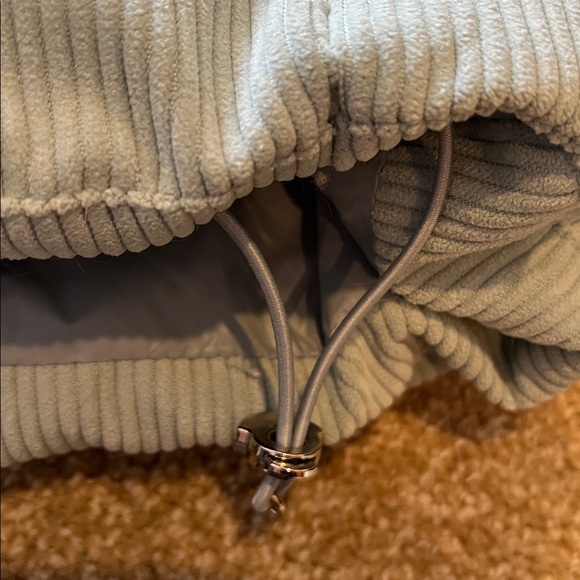 KNOCKOFF Moncler Light Aqua Ribbed Jacket - Picture 5 of 9